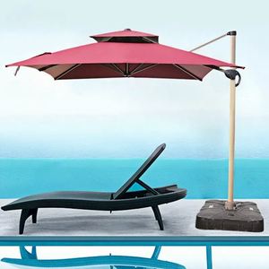 Sombrillas Impermeables para el Sol, Sombrillas de Aluminio para Playa, Exteriores, Cafetería, Estilo Romano - Product Image 4