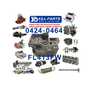 X & L Peças de motor diesel FL413FW Cabeça do cilindro 04240464 04188736 0424 0464 04188 7362 Motor para motor Deutz