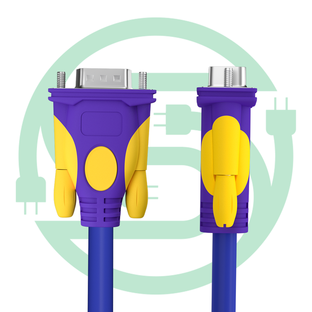 3+9 Braided High Premium Shielding VGA to VGA M/M 15 PIN 1.5m 100m VGA Cable
