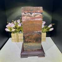Offre Spéciale Prix Usine Pierres Ornementales Rondes et Cubiques Artisanat en Cristal Jaspe Naturel pour Décoration de Bureau et Maison
