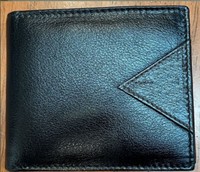 Dompet Kartu Pria Kulit Asli Lipat Panjang Bergaya Vintage Terlaris dengan RFID Cardholder