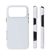 Nouveauté Coque de téléphone 3D avec revêtement 2 en 1, sublimation, mat et brillant, personnalisable, coque rigide pour iPhone 18, 18 Pro, 18 Pro Max