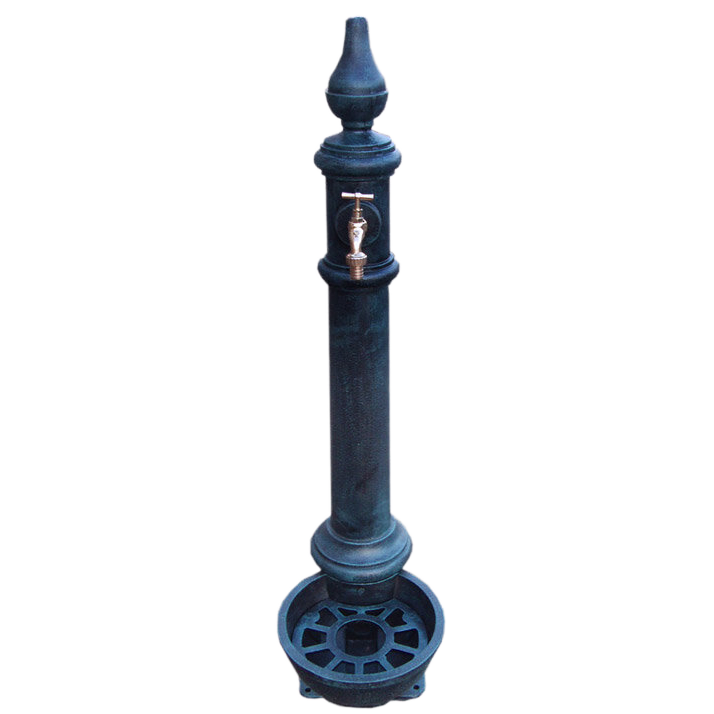 Antique Cast Iron Garden Fountain Wall