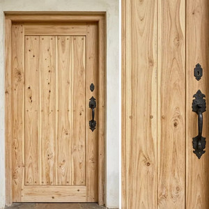Porte en bois massif Sengon, légère, durable, écologique, porte intérieure, finition lisse, taille personnalisée, cadre robuste, abordable - Product Image 1