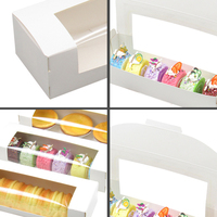 Vente en gros boîte de dattes en chocolat à fenêtre ouverte de luxe pour le ramadan boîte d'emballage alimentaire en papier boîte de biscuits aux fruits secs dattes fraîches