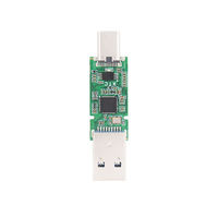 Memoria USB 3.0 Tipo C UDP de 16GB 32GB 64GB 1TB con Doble Interfaz, Diseño Bare Core