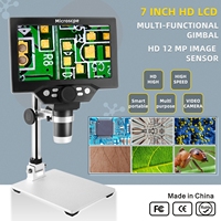 Insider Microscope Portable 7 Inch Digital Microscope Scanning Electron Microscope Microscopio Electronique for Mobile Repair