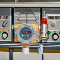 Détecteur de monoxyde de carbone industriel avec panneau de contrôle, système de détection fixe, alarme sonore et lumineuse, affichage numérique LED, capteur de CO