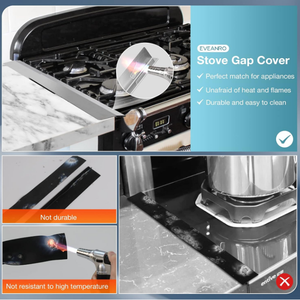 2. <span class=keywords><strong>Counter</strong></span> أغطية فجوات مضادة للحرارة وحماية فعالة لحشو فجوات الموقد غطاء فجوات من الفولاذ المقاوم للصدأ - Product Image 6