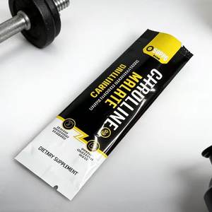 Customize Print back Seal Zipper Aluminum Foil Material Snack Food Bag Matte Finish for Ptotein Packaging - Product Image 4