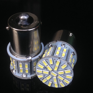 12V 24V blanco P21W 1156 BA15S 1157 1206 50SMD bombilla Led 400LM vehículos luz trasera de respaldo señal de giro Indicador de luz de estacionamiento - Product Image 3