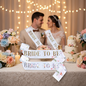 Bride to Be Faja <span class=keywords><strong>de</strong></span> boda para mujer Satén <span class=keywords><strong>de</strong></span> papel <span class=keywords><strong>de</strong></span> aluminio rosa con blanco suave elegante para decoraciones <span class=keywords><strong>de</strong></span> <span class=keywords><strong>despedida</strong></span> <span class=keywords><strong>de</strong></span> <span class=keywords><strong>soltera</strong></span> Favores <span class=keywords><strong>de</strong></span> <span class=keywords><strong>despedida</strong></span> <span class=keywords><strong>de</strong></span> <span class=keywords><strong>soltera</strong></span> - Product Image 5