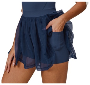 Rok gaun Golf Tenis Padel jaring wanita seksi terbaru gaun olahraga atletik lembut untuk wanita - Product Image 6