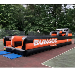 Reuze opblaasbare bungee run wedstrijdspel voor feesten, groothandel opblaasbare bungee run, rechtstreeks van de fabriek opblaasbare bungee run - Product Image 4