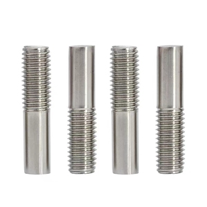 สลักเกลียวสแตนเลสเกรด 8.8 316 SS แบบปลายเดี่ยวเกลียวเมตริก M20 Astm A193 L7 B7m ชุบกัลวาไนซ์ - Product Image 6