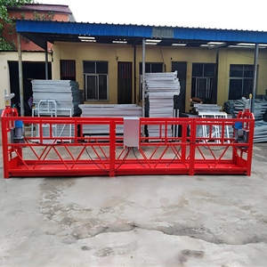 ZLP500 Platform gantung listrik, kapasitas 500kg kondisi baru pengangkat konstruksi pembersih jendela perancah baja - Product Image 3