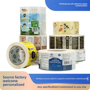 Étiquettes adhésives en vinyle colorées, autocollants dorés laser pour aliments, mascara, légumes - Product Image 2