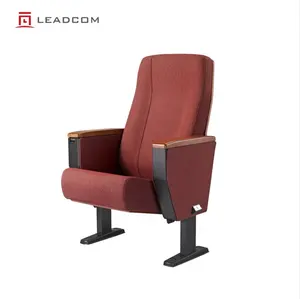 Leadcom LS-620T可折叠演讲厅椅子会议礼堂椅子观众座位设计带写字台