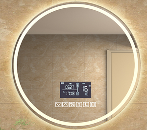 Espejo de baño inteligente moderno de tres colores con control táctil de luz para el hogar, Hotel, apartamento, Villa, clasificación IP44 para uso iluminado - Product Image 6