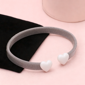 Solicite el Catálogo: Pulsera de Malla de Acero Inoxidable para Mujer, Joyería de Moda, Regalo, Venta al por Mayor - Product Image 2