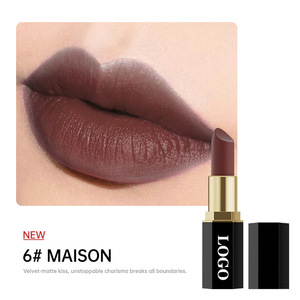 24 colores Cremoso Mineral Moda Mate Belleza ClearLasting Impermeable Lujo 24 horas Lápiz labial para labios - Product Image 5