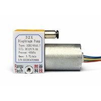 Pompe à diaphragme sans balais 12V DC 2-3,7L/min -65 KPa pour fonctionnement continu 24/7, pompe de détection de COV OEM