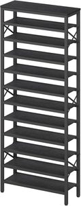 Multi-Layer Metal Steel <b>Shoe</b> <b>Rack</b> Simple Installation Floor-Standing <b>Shoe</b> Cabinet for Living Room Door-Mounted Entrance <b>Storage</b> - Product Image 6