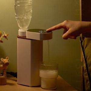 Dispensador de Agua Portátil Mini de Escritorio, Plástico Blanco, Eléctrico, Tipo Caliente, con Bloqueo Infantil, Calentamiento Automático Inteligente - Product Image 1