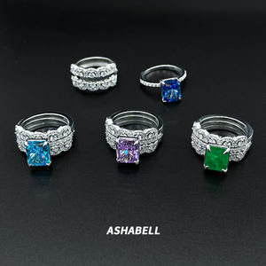 Anello staccabile Vintage ad alta sensibilità da donna leggera temperamento celebrità con Zirconia di lusso in argento Sterling alla moda - Product Image 1