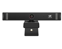 10x dijital Zoom ve 135 ° geniş açı tak-çalıştır bilgisayar kamerası gizlilik kapağı ile 4K UHD web kamerası çevrimiçi eğitim için