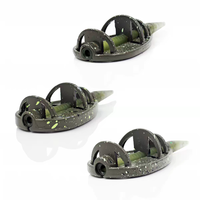 Plateau porte-appâts pour la pêche à la carpe, plomb de pêche en alliage de zinc, Method Feeder 25g 35g 45g, porte-appâts de pêche, Method Feeder en ligne pour la pêche à la carpe