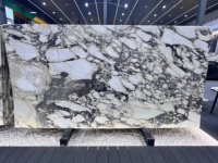 Fournisseur d'usine, dalle de marbre Calacatta Viola italien de luxe, motif unique à haute densité, marbre naturel, projet commercial, pour la maison