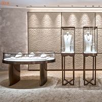 Affichage à la mode en verre de bijoux d'élégance Reck présentant le fabricant professionnel de meubles de bijouterie de marque