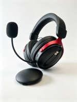 Casque de jeu sans fil 2,4 G, casque de jeu dynamique supra-auriculaire, trois modes, batterie détachable, pour PC/joueur