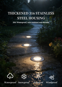 Premium INSS-052 Buried <b>Led</b> Landscape <b>Light</b> RGB Amber 2700K 4000K High Power For Park Pathway Low MOQ OEM ODM - Product Image 6