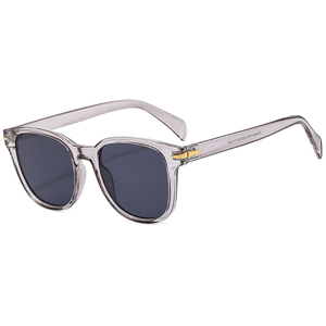 Wholesale OEM/ODM Trendy Square Unisex <b>Sunglasses</b> with Metal Frame Custom Logo UV400 Lenses Model ZN3689 - Product Image 3