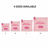 Pochette de toilette en nylon maillé pour bébé avec logo personnalisé, fermeture éclair en silicone, organiseur de pinceaux et de cosmétiques, sac de voyage
