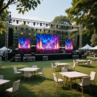 Écran d'affichage de scène extérieure P3.91 étanche 500x500mm Mur vidéo LED pour la production de spectacles théâtraux en direct