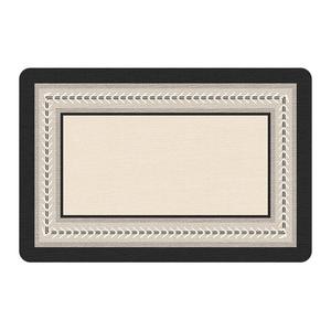 Alfombra de baño Moklo rectangular, minimalista, antideslizante, absorbente y de secado rápido para inodoro y baño. - Product Image 2