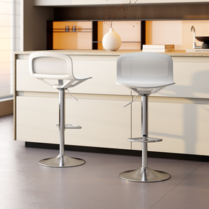 Chaise <span class=keywords><strong>de</strong></span> <span class=keywords><strong>bar</strong></span> en maille respirante <span class=keywords><strong>de</strong></span> style nordique, <span class=keywords><strong>tabouret</strong></span> pivotant à 360 degrés avec hauteur réglable et coussin rembourré confortable <span class=keywords><strong>pour</strong></span> <span class=keywords><strong>bar</strong></span> à domicile - Product Image 2