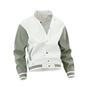 Primavera estate giacca da Baseball taglie forti per ragazzi giacca da Baseball <span class=keywords><strong>piatte</strong></span> con scollo a V con stampa in <span class=keywords><strong>pile</strong></span> cappotto più spesso - Product Image 1