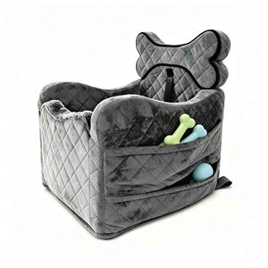 Asiento de coche para perros, protector de cojín para coche, silla de viaje para cachorros, asiento de lujo para mascotas, elevador de asiento delantero y trasero para perros - Product Image 5