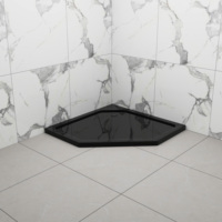 Neo-angel baki Shower akrilik putih, nampan pembuangan untuk kamar mandi, bentuk berlian Modern