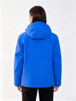 Veste de randonnée unisexe imperméable coupe-vent à capuche avec coutures scellées, multi-poches, durable pour la randonnée et le camping en plein air