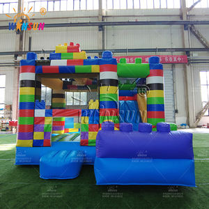 Château gonflable combiné WINSUN pour événements commerciaux et fêtes, ignifuge et imperméable en PVC, installation facile - Product Image 4