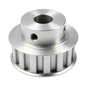 <span class=keywords><strong>Poulie</strong></span> de distribution L 24T, alésage personnalisé 5-12 mm, largeur de courroie 3/8 po, en acier/aluminium avec alésage pour <span class=keywords><strong>vis</strong></span> de réglage, pour courroie de distribution de machine CNC - Product Image 2