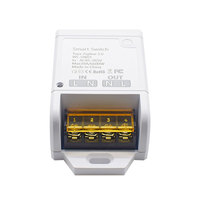 Interrupteur intelligent Zigbee 30A 6600W compatible Alexa et Tuya, contrôle vocal, minuterie, partage familial, nécessite un hub passerelle