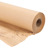 Rouleau de papier artisanal en nid d'abeille recyclé de haute qualité - Taille personnalisable GSM OEM Papier d'emballage pour cadres photo Projets d'artisanat Gratuit