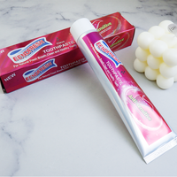 Dentifrice anti-sensibilité à l'extrait de clou de girofle pour une haleine fraîche naturelle, des dents propres et saines, marque privée, usine OEM