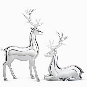 <b>Gold</b> Brass Deer <b>Decor</b> Statues <b>Christmas</b> Reindeer for Home <b>Decor</b> - Product Image 5